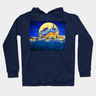 Hare and Midsummer Moon Hoodie